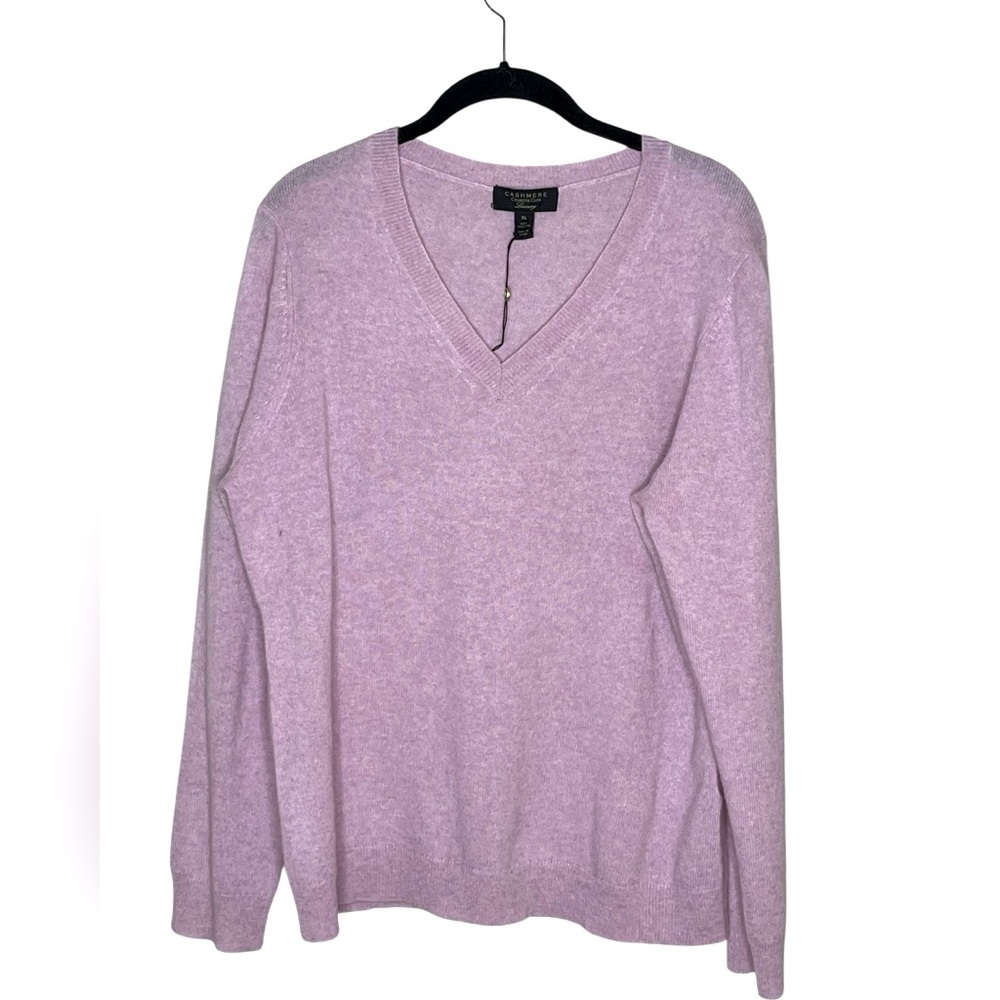 CHARTER CLUB V Neck‎ Cashmere Sweater